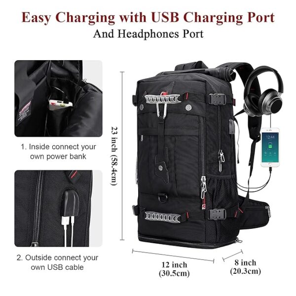 Convertible Travel Backpack - Image 6